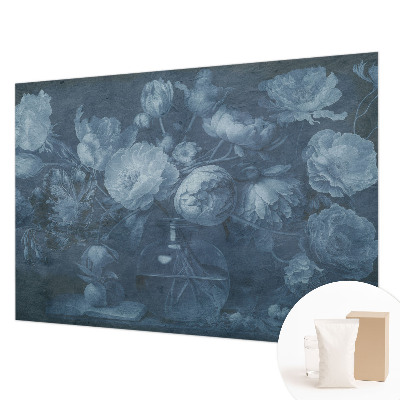 Fotomural decorativo para cabecero de cama con un motivo de arreglo floral