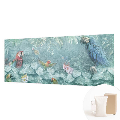 Mural de pared con estampado hermoso con diseño de aves exóticas