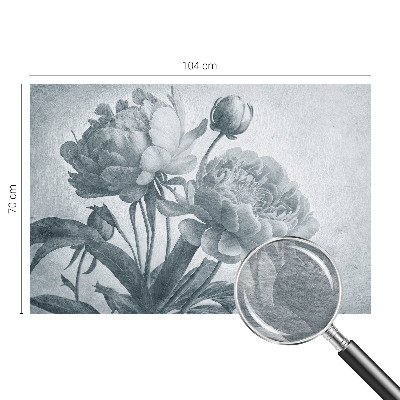 Fotomural decorativo para cabecero de cama con diseño de elegancia floral para cabecero