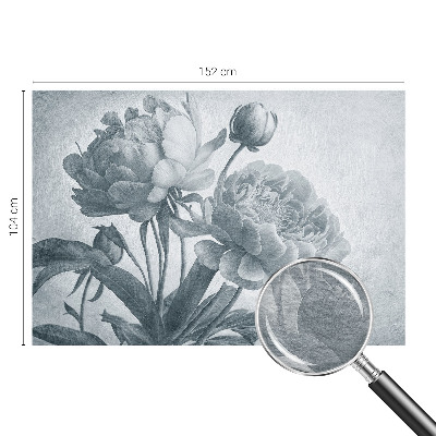 Fotomural decorativo para cabecero de cama con diseño de elegancia floral para cabecero