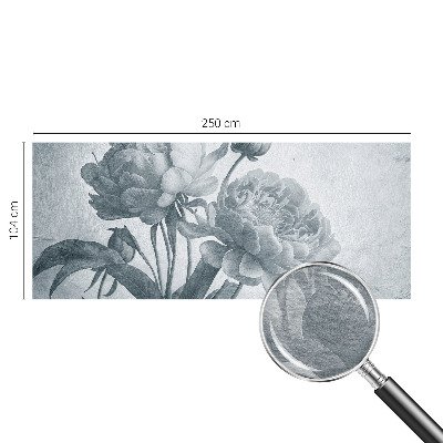 Fotomural decorativo para cabecero de cama con diseño de elegancia floral para cabecero
