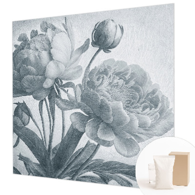 Fotomural decorativo para cabecero de cama con diseño de elegancia floral para cabecero