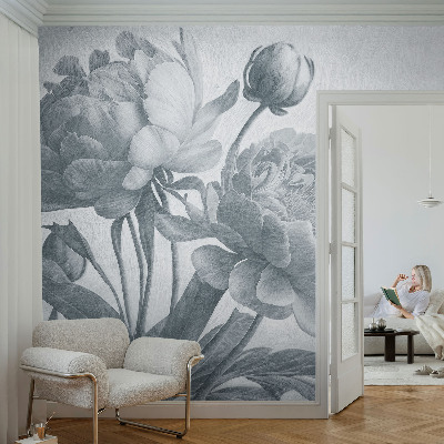 Fotomural decorativo para cabecero de cama con diseño de elegancia floral para cabecero