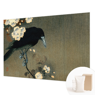 Mural decorativo con diseño de naturaleza exótica