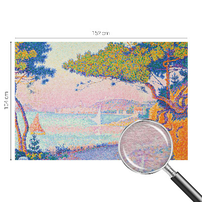 Fotomural decorativo para cabecero de cama con un paisaje colorido