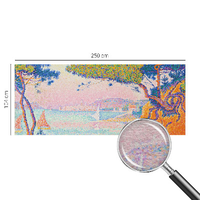 Fotomural decorativo para cabecero de cama con un paisaje colorido