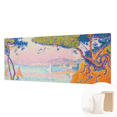 Fotomural decorativo para cabecero de cama con un paisaje colorido