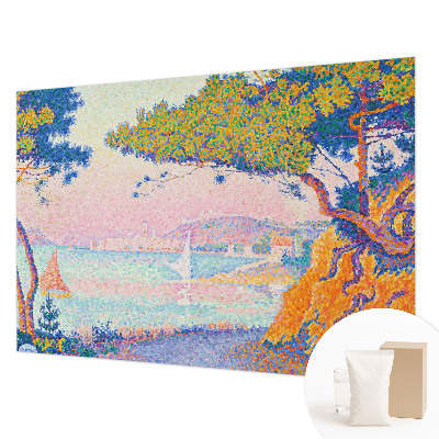 Fotomural decorativo para cabecero de cama con un paisaje colorido