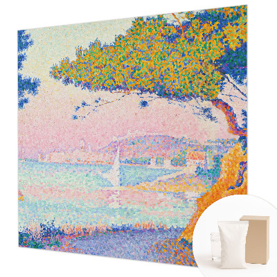 Fotomural decorativo para cabecero de cama con un paisaje colorido