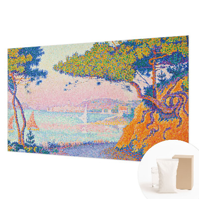 Fotomural decorativo para cabecero de cama con un paisaje colorido