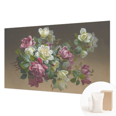 Mural de pared con estampado hermoso con un diseño de elegancia floral