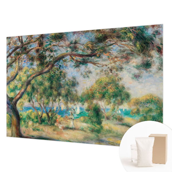 Fotomural decorativo para cabecero de cama con un paisaje costero