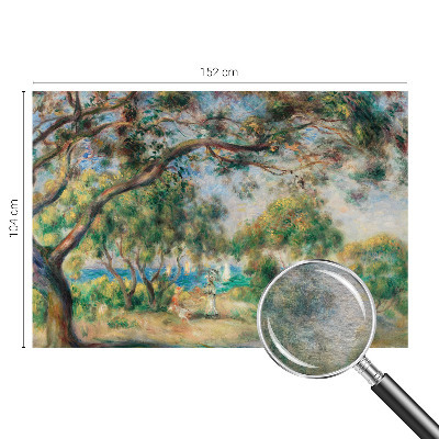 Fotomural decorativo para cabecero de cama con un paisaje costero