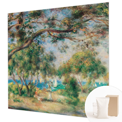 Fotomural decorativo para cabecero de cama con un paisaje costero
