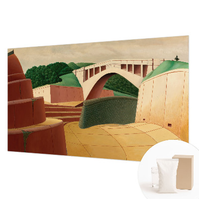 Mural de pared con estampado hermoso con un paisaje tranquilo