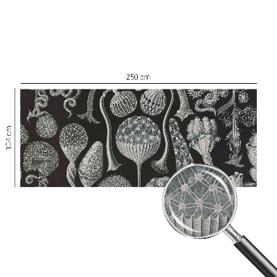 Fotomural decorativo para cabecero de cama con diseño de plantas mágicas