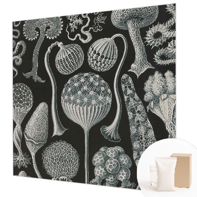 Fotomural decorativo para cabecero de cama con diseño de plantas mágicas