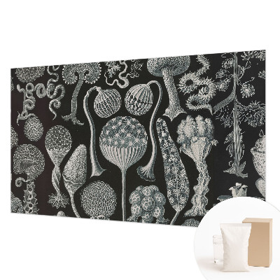 Fotomural decorativo para cabecero de cama con diseño de plantas mágicas