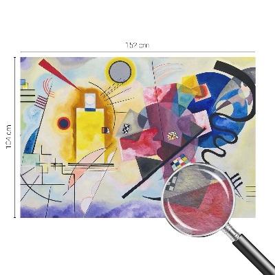Papel mural con patrón decorativo con un diseño de abstracción colorida