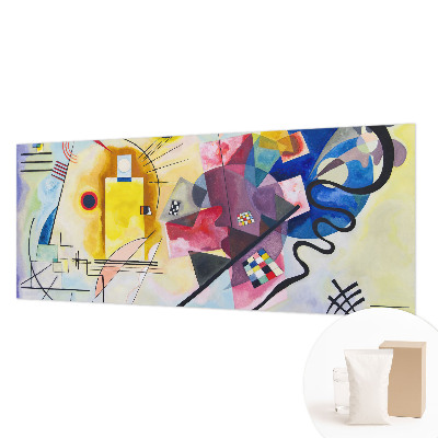 Papel mural con patrón decorativo con un diseño de abstracción colorida