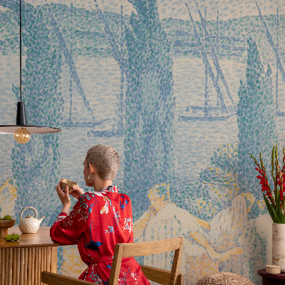 Papel mural con patrón decorativo con diseño 