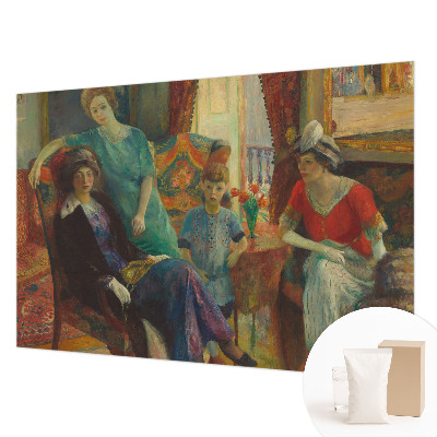 Papel mural con patrón decorativo con un diseño de elegancia clásica