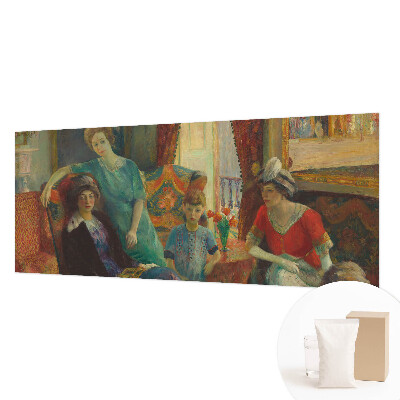 Papel mural con patrón decorativo con un diseño de elegancia clásica