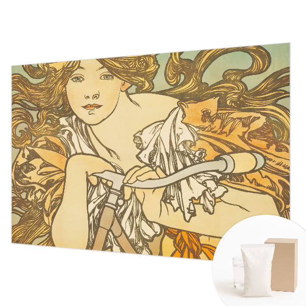 Mural de pared con estampado hermoso con motivo de elegancia primaveral para decorar interiores