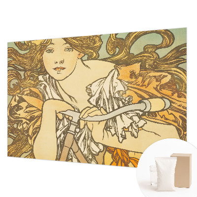 Mural de pared con estampado hermoso con motivo de elegancia primaveral para decorar interiores