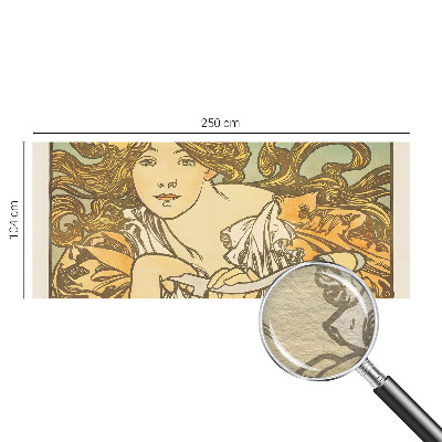 Mural de pared con estampado hermoso con motivo de elegancia primaveral para decorar interiores
