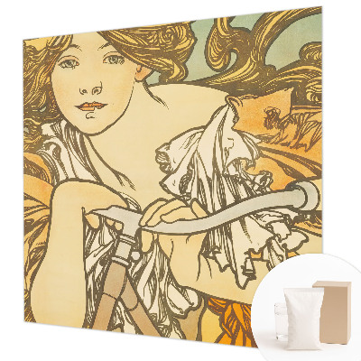 Mural de pared con estampado hermoso con motivo de elegancia primaveral para decorar interiores