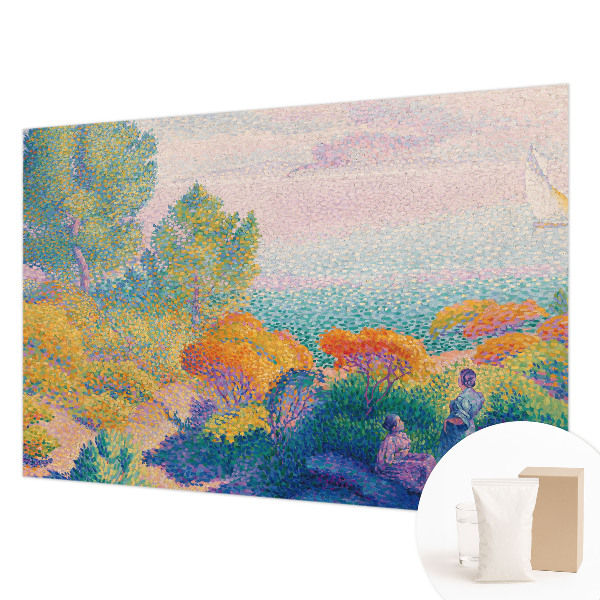 Mural de pared con estampado hermoso con un paisaje costero