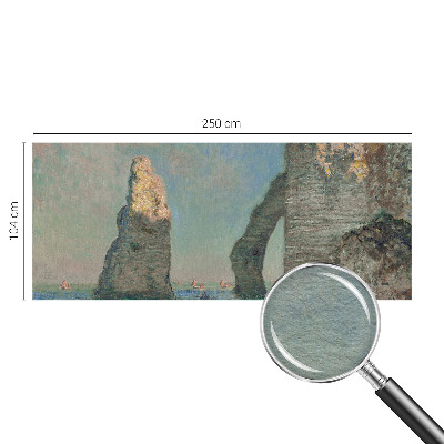 Mural decorativo con motivo de paisaje rocoso
