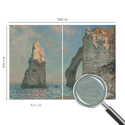 Mural decorativo con motivo de paisaje rocoso