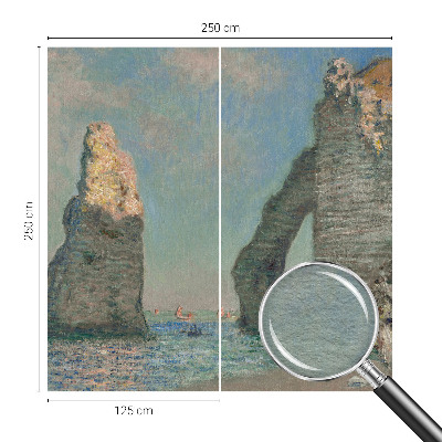 Mural decorativo con motivo de paisaje rocoso