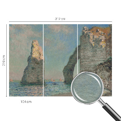 Mural decorativo con motivo de paisaje rocoso
