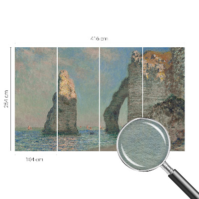 Mural decorativo con motivo de paisaje rocoso