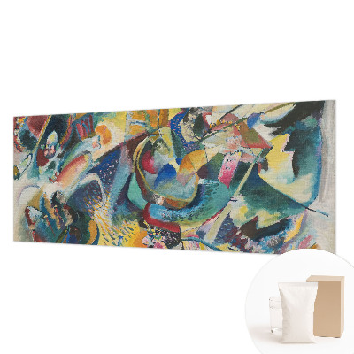 Mural de pared con estampado hermoso con un diseño abstracto colorido