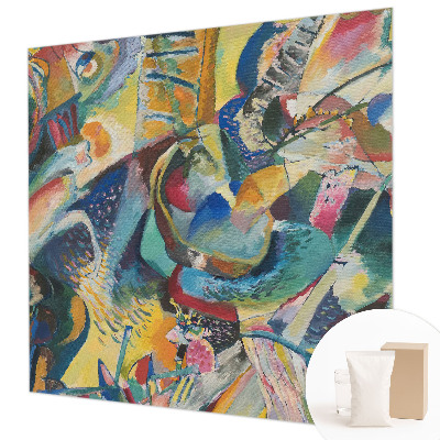 Mural de pared con estampado hermoso con un diseño abstracto colorido