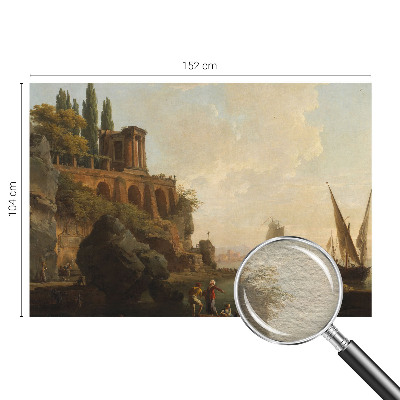 Fotomural decorativo para cabecero de cama con paisaje marino