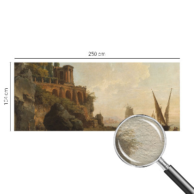 Fotomural decorativo para cabecero de cama con paisaje marino