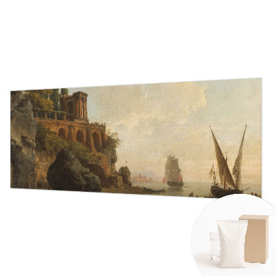 Fotomural decorativo para cabecero de cama con paisaje marino