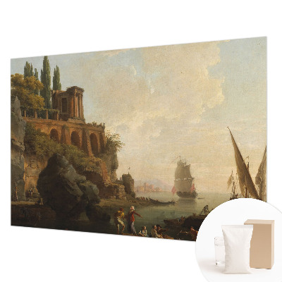 Fotomural decorativo para cabecero de cama con paisaje marino