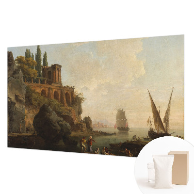 Fotomural decorativo para cabecero de cama con paisaje marino