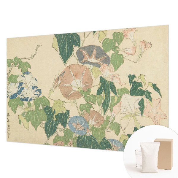 Mural de pared con estampado hermoso con un diseño de elegancia floral