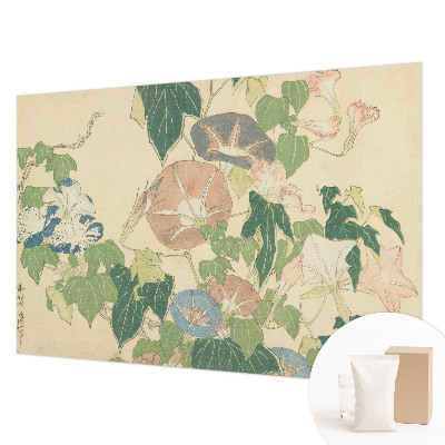 Mural de pared con estampado hermoso con un diseño de elegancia floral