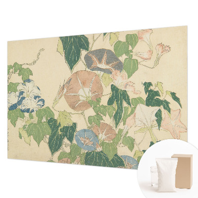 Mural de pared con estampado hermoso con un diseño de elegancia floral