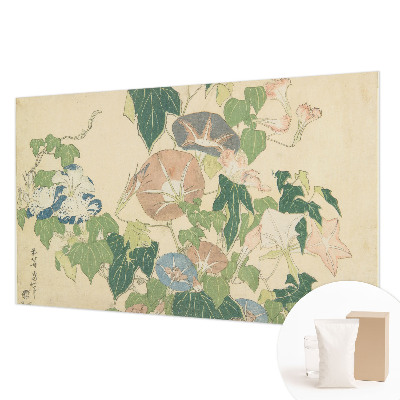 Mural de pared con estampado hermoso con un diseño de elegancia floral