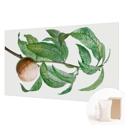 Papel mural texturado decorativo en acabado color melocotón maduro