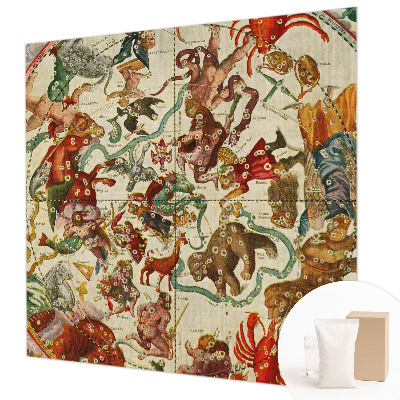 Papel mural con patrón decorativo con el motivo «composiciones estelares»